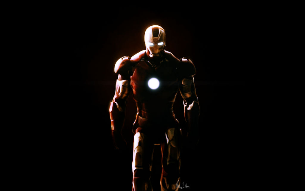 Iron man - painting by Lasse17