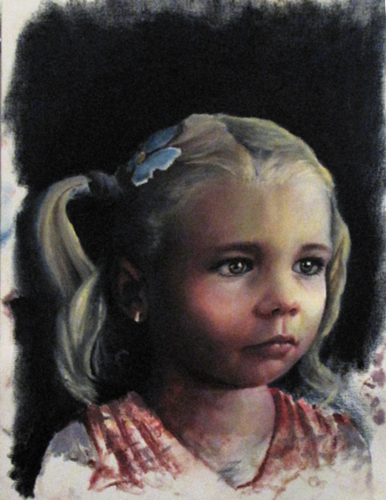 Small Oil Painting of Sofia