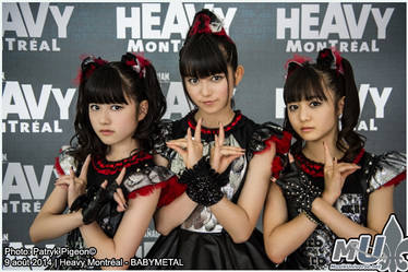 Babymetal at HEAVY MONTREAL 2014