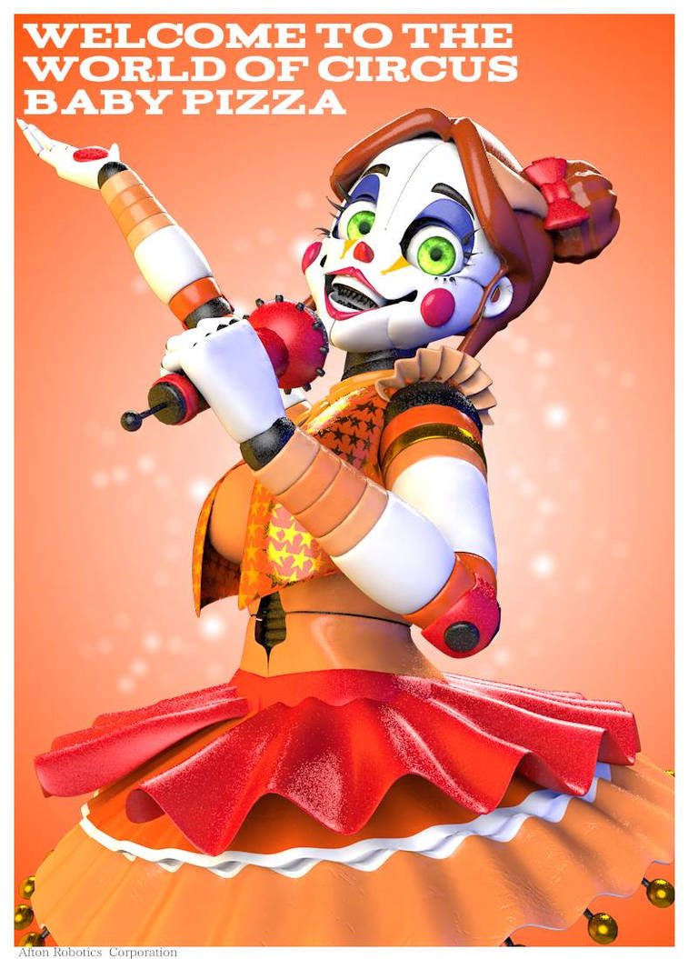 Stylized Circus Baby Poster C4D FNAF By Tumik13 On DeviantArt stylized-circus-baby-poster-c4d-fnaf-by-tumik13-on-deviantart