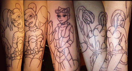 Batman girls tattoo