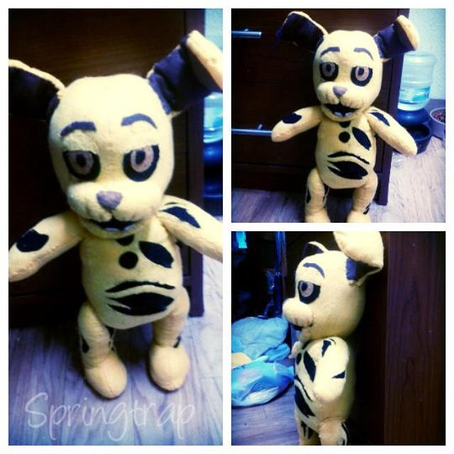 Springtail Plush Five Nights at Freddys- Springtrap plush by Breezey-senpai on DeviantArt