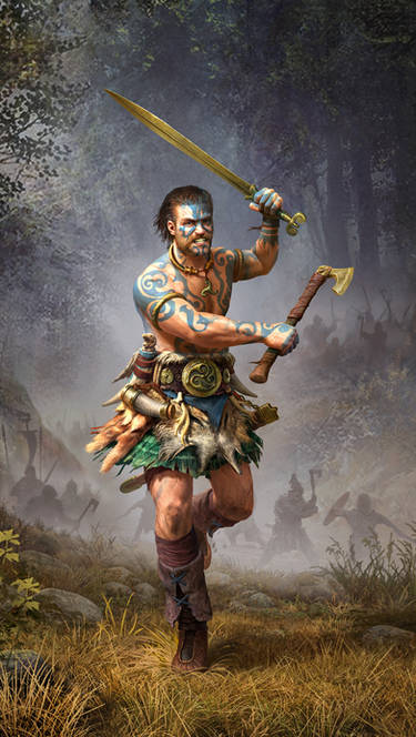 Celtic warrior by AledThompsonArt on DeviantArt