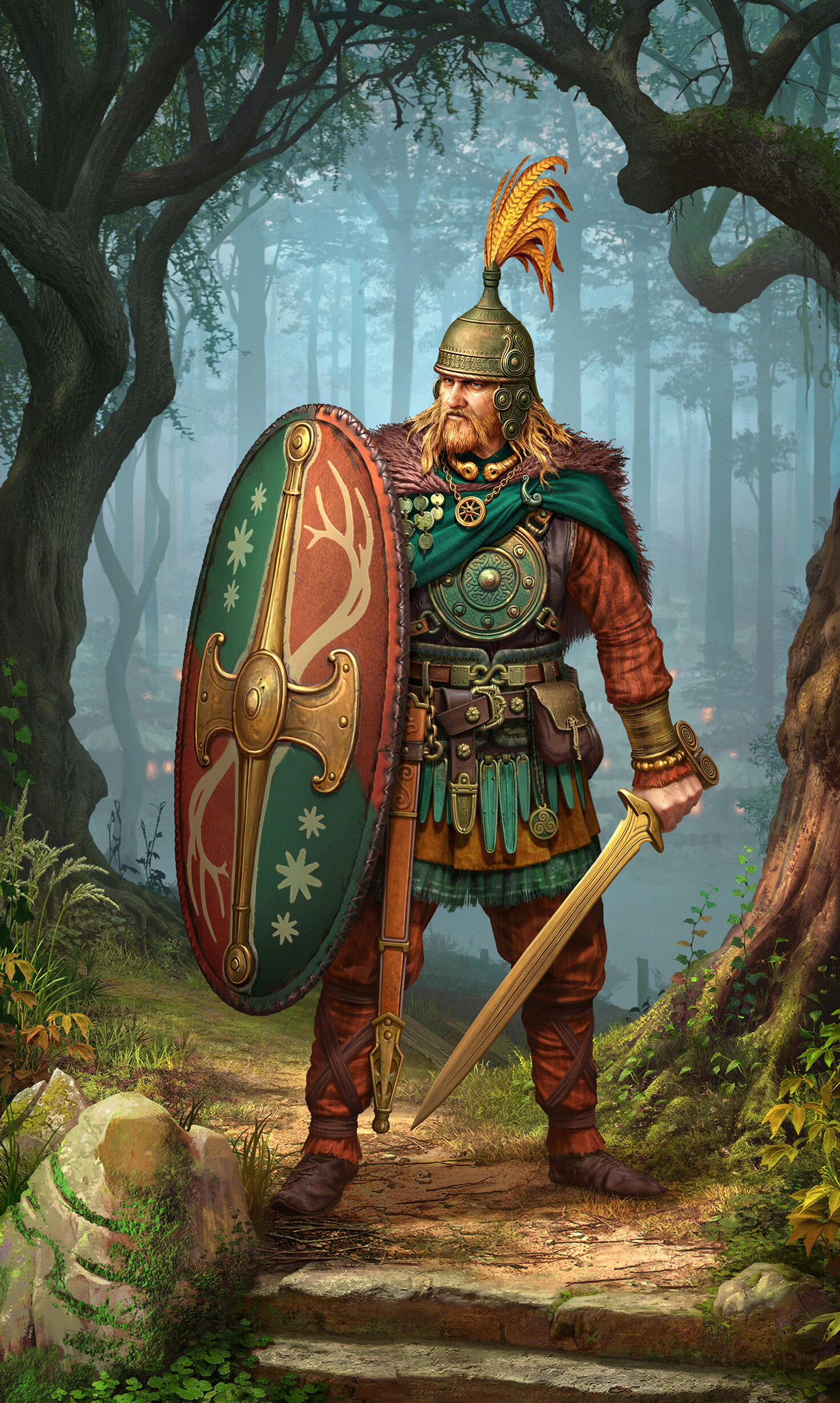 Celtic warrior by DanilaGolmanov on DeviantArt