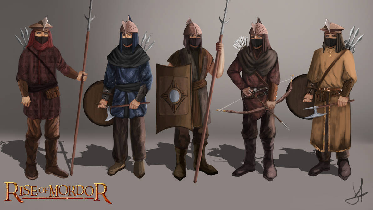 Rise of Mordor total War юниты