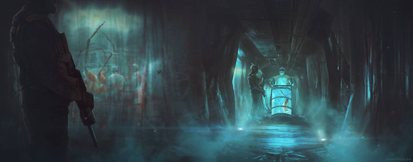 Underground laboratory by schmax-44 on DeviantArt