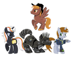 fallout pony type things by CreatoreMagico