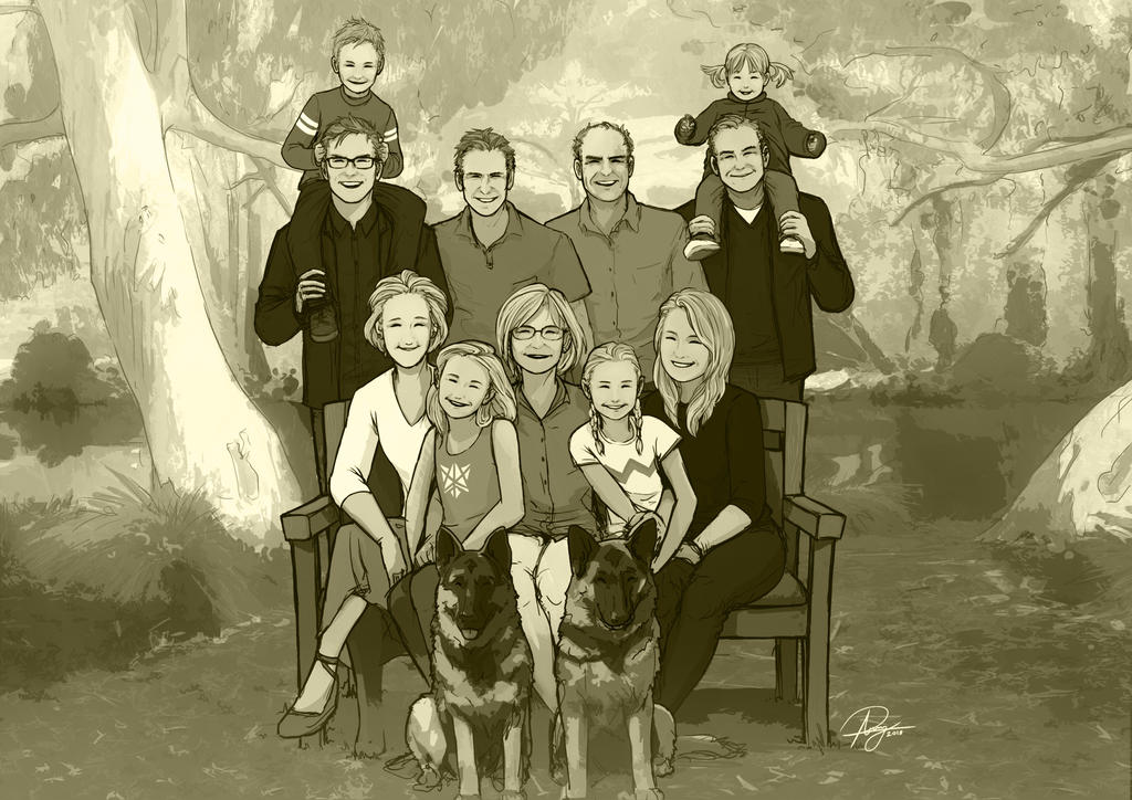 Family Deviantart Family Portrait by Reganov on DeviantArt