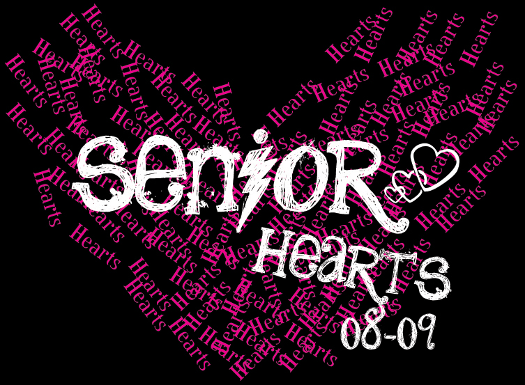 Senior Hearts Shirt Design