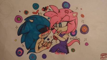SonAmy.EXE Sonic .EXE X Amy Rose.EXE (My Couple) by AlinaWerewolf on  DeviantArt