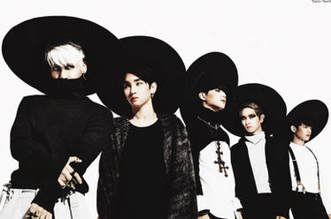 SHINee [Everybody] HD BW to Coloured Version