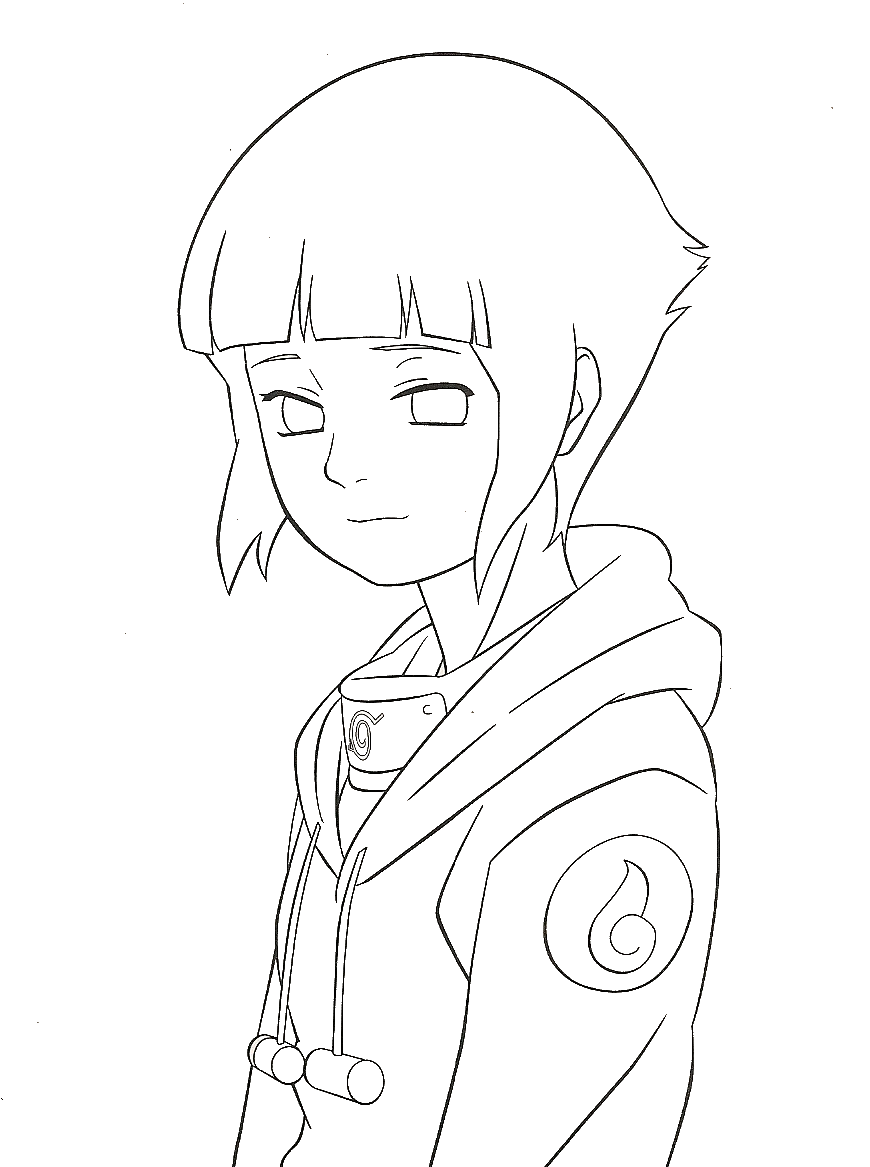 Hyuga Hinata Coloring Pages - Coloring Pages For Kids And Adults