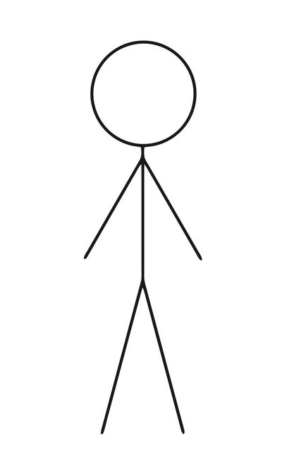 Sticke Mann Vector (Please Critique) by InternetWaifu