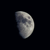 Waxing Gibbous Moon