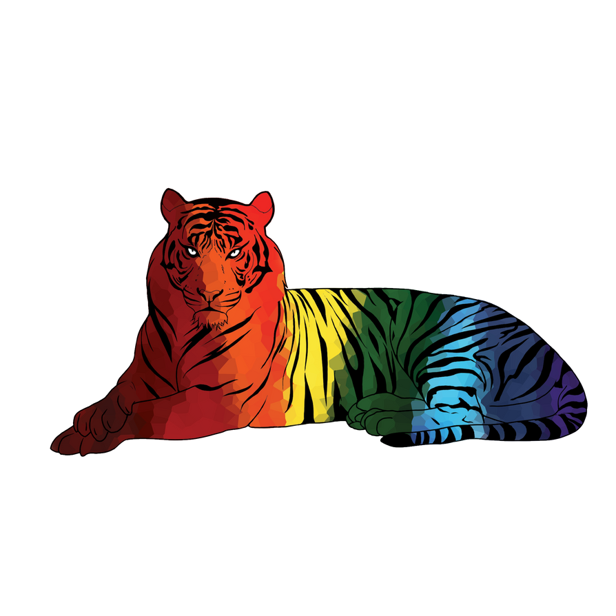 Rgb Tiger Rainbow Tiger by WeathermanWeathers on DeviantArt