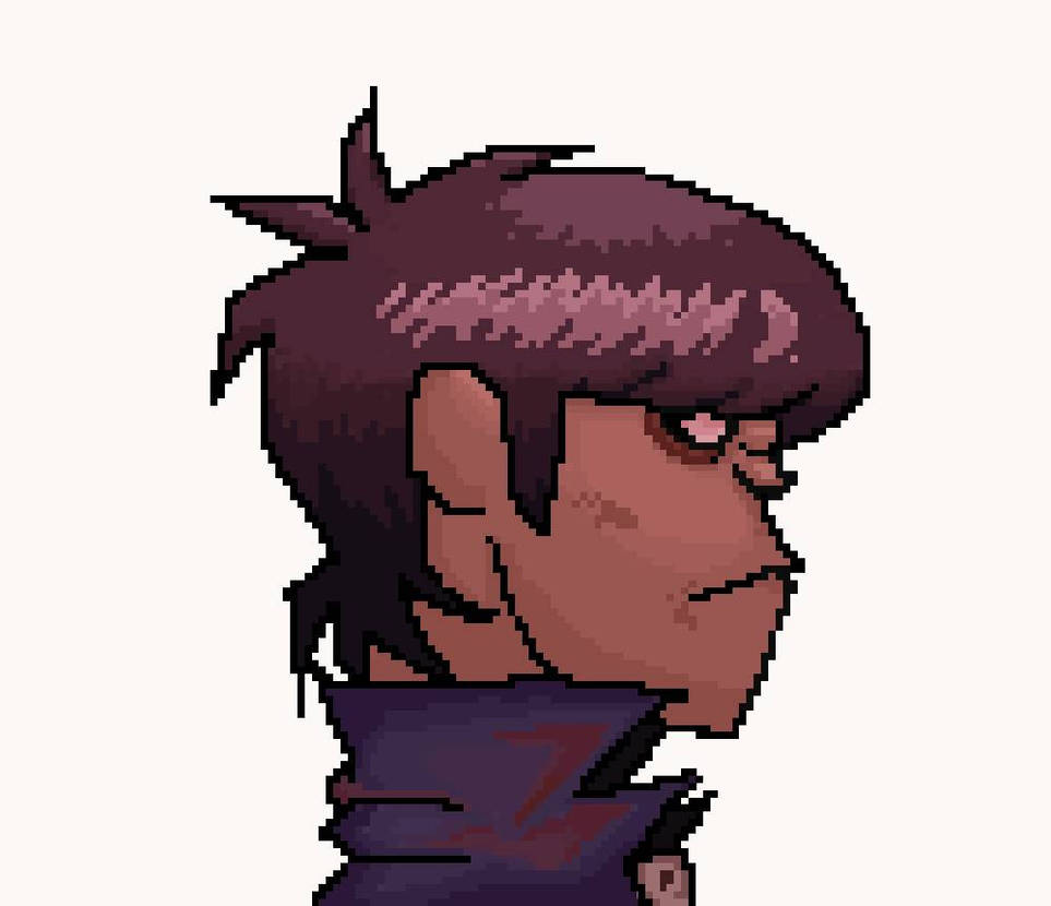 Murdic Pixel Murdoc from Gorillaz by lemonk4t on DeviantArt