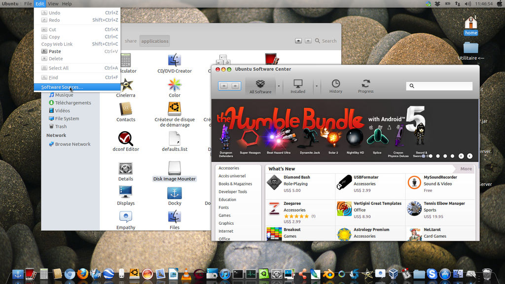 Gmac Linux Espace de travail gnome with MAC OS X theme by LevI190x on DeviantArt