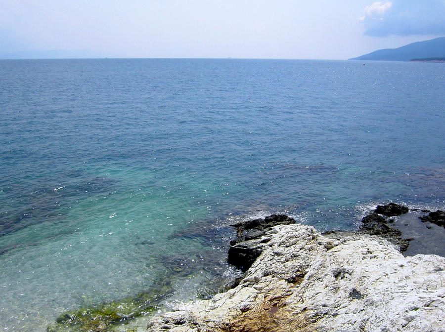 The sea in Croatia