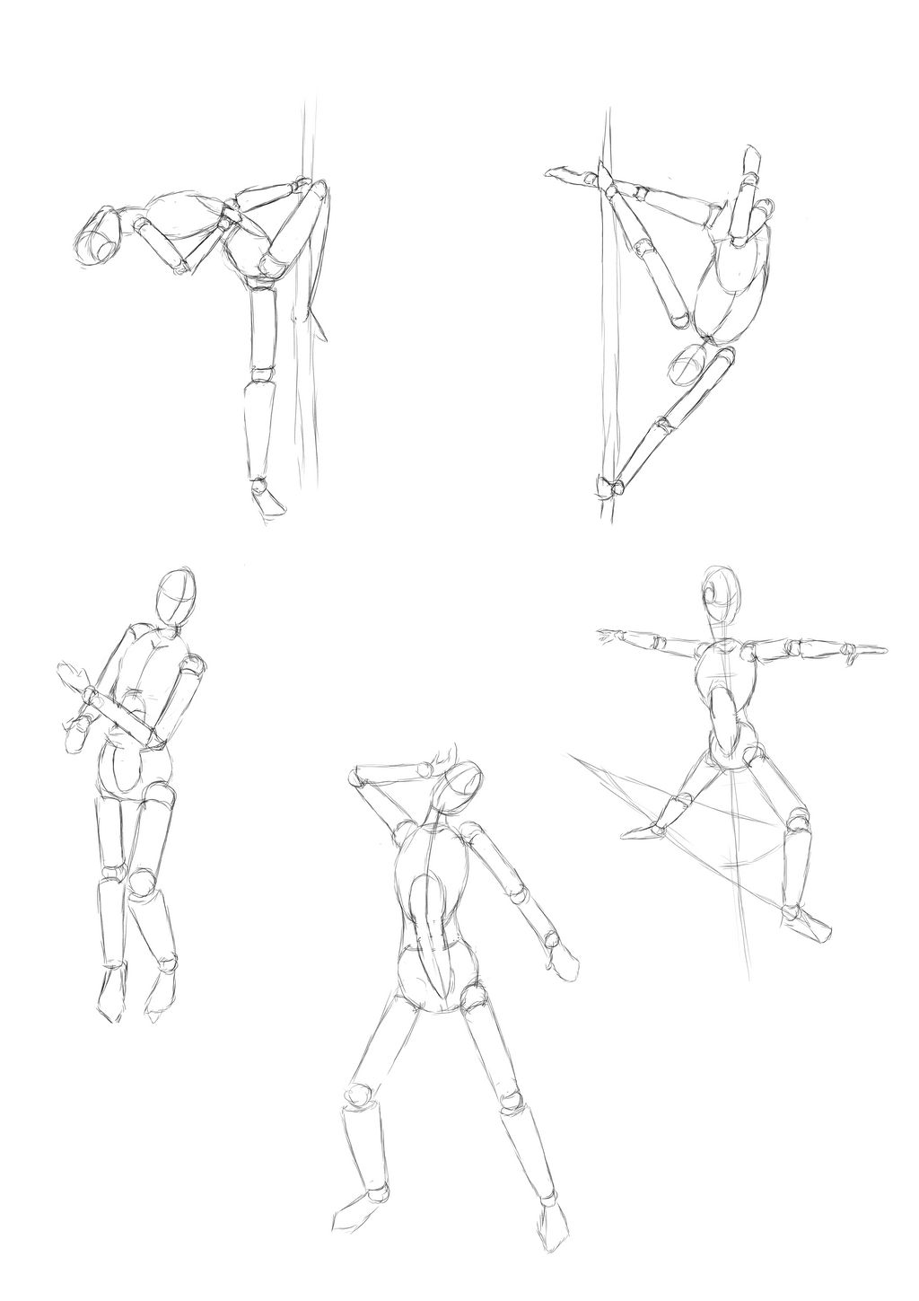 Manikin Poses by Shiangua on DeviantArt