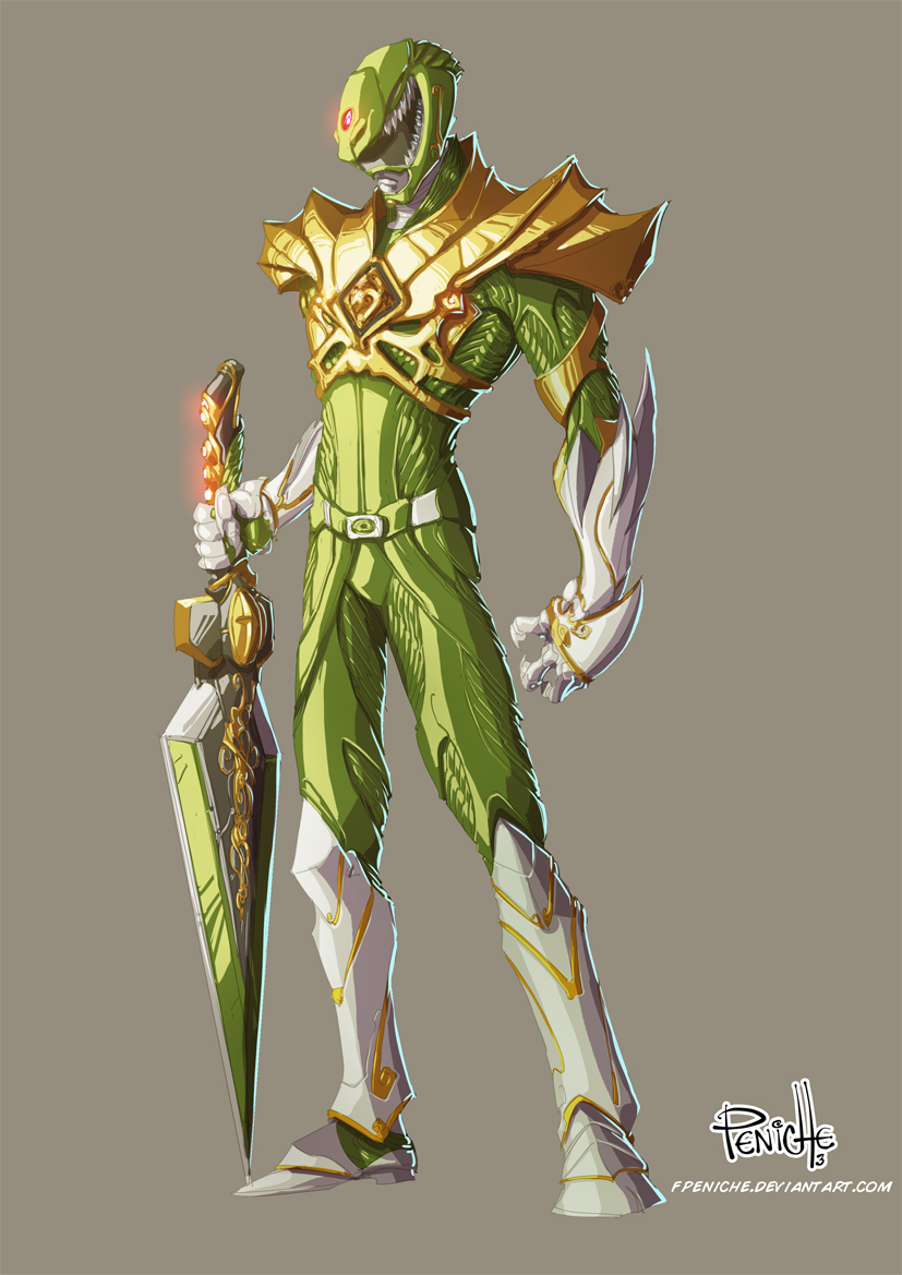 Green ranger Color by Fpeniche on DeviantArt