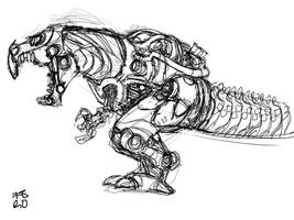 T-Rex Zord sketch