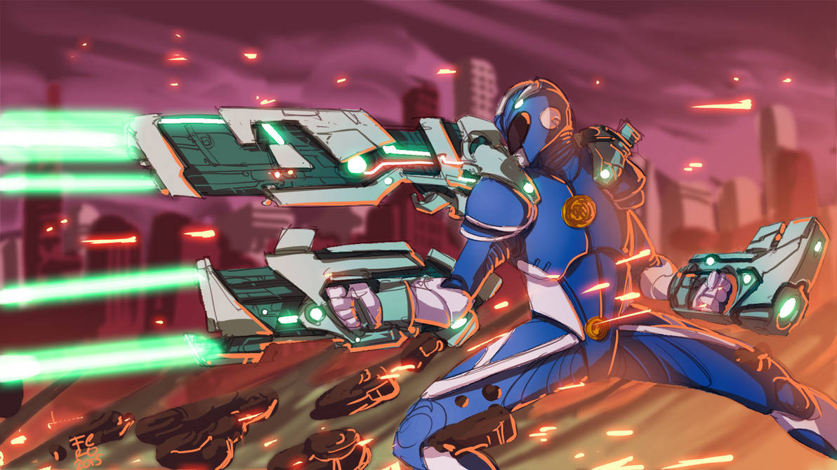 Blue Ranger Weapons Deviantart Blue Ranger by Fpeniche on DeviantArt