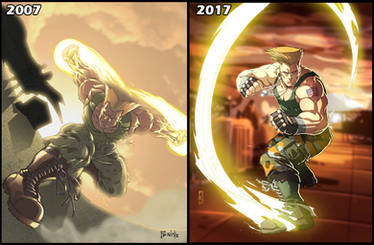 Guile Streetfighter 10 years