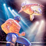 Lucha Libre BlueDemon vs Mistico