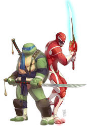 TMNT/MMPR 5/7 the leaders