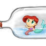 Ariel and Flounder in Bottle