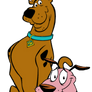 Courage and Scooby-Doo