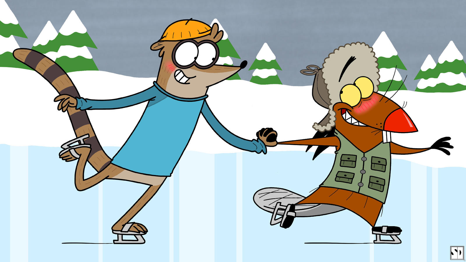 Dagby Deviantart Dagby: Ice Skating (Part 2) by Luxojr888 on DeviantArt