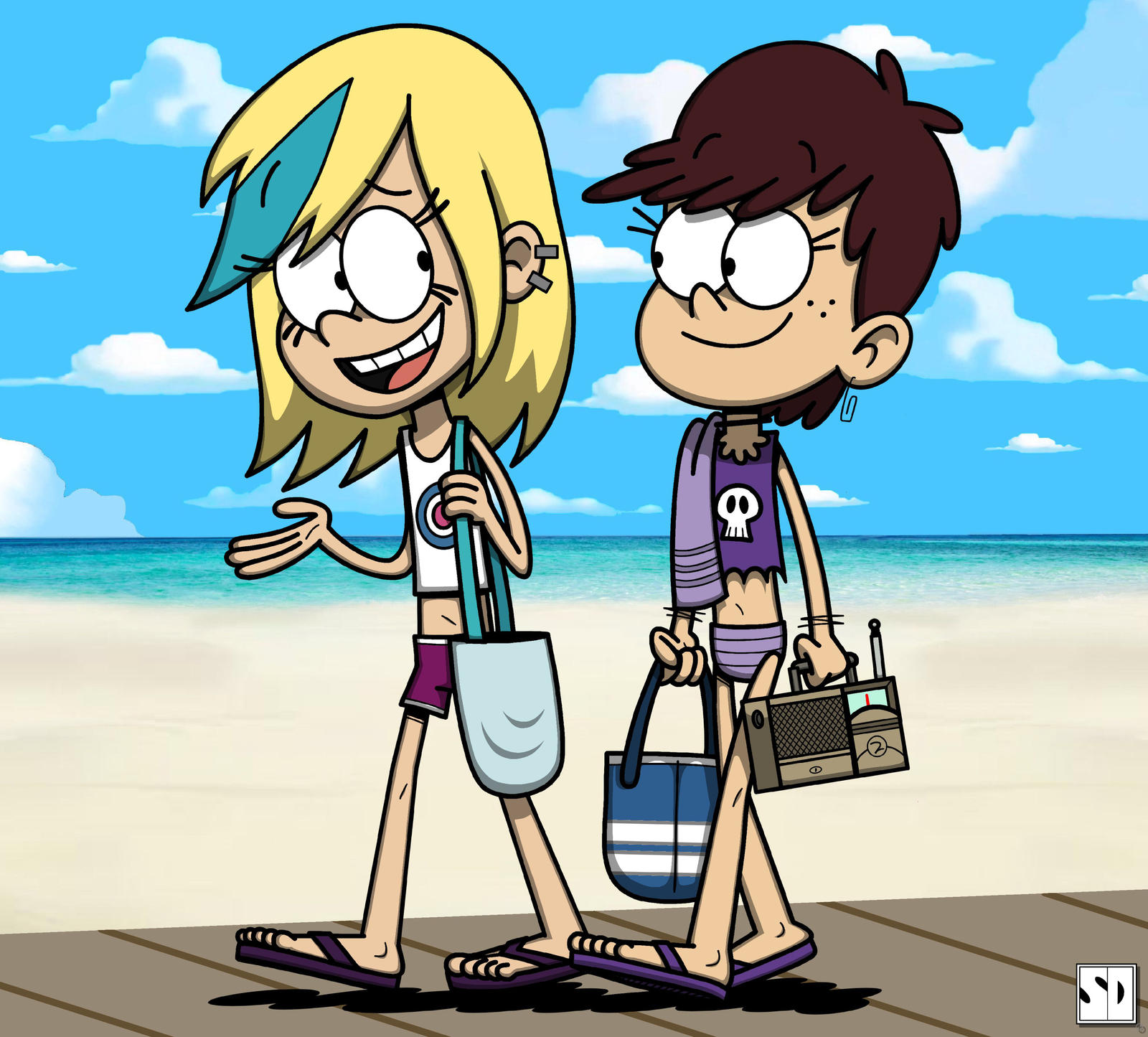 Saluna: At the Beach (Day 1) by Luxojr888 on DeviantArt