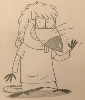 Me as an Angry Beaver! (Sketch)