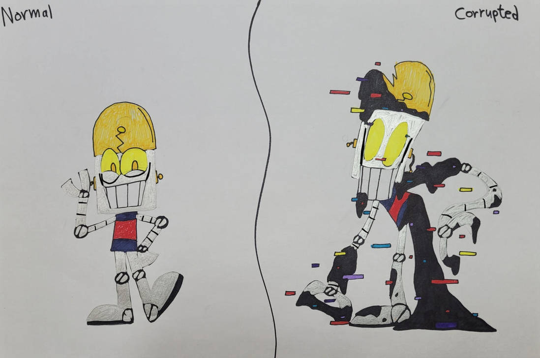 Corrupt Robot My Sprunki Recast Part 5 (Horror Version) by Ramsesbubbles on DeviantArt