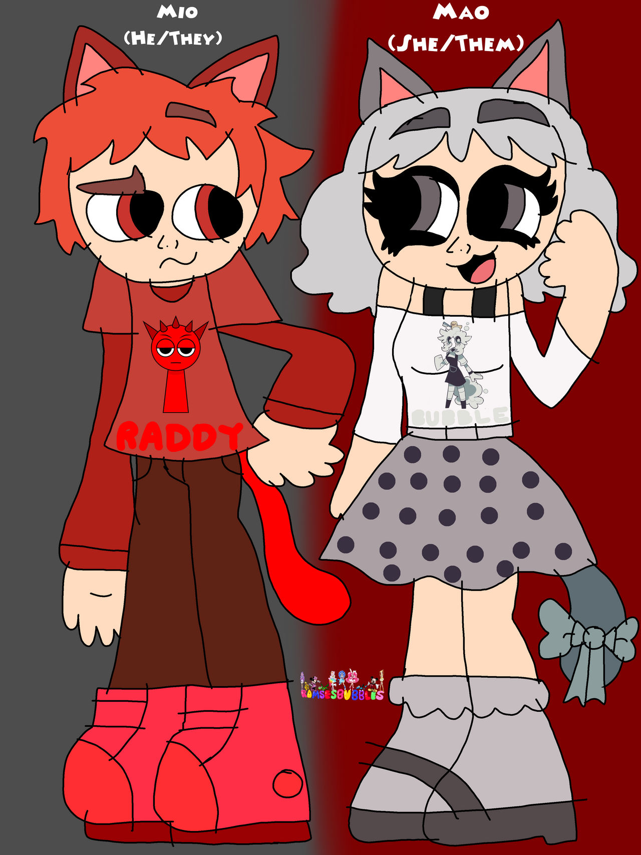 Humanized Ram Mio And Mao (HUMANIZED VERSION) by Ramsesbubbles on DeviantArt