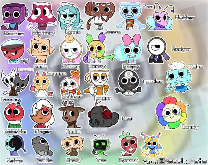 All Current Toons In Dandy's World (Yatta Version) by Ramsesbubbles on ...