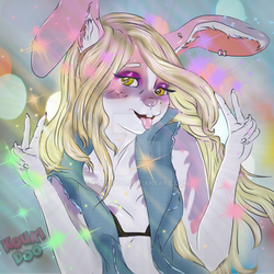 Commission Bunny Anime pfp