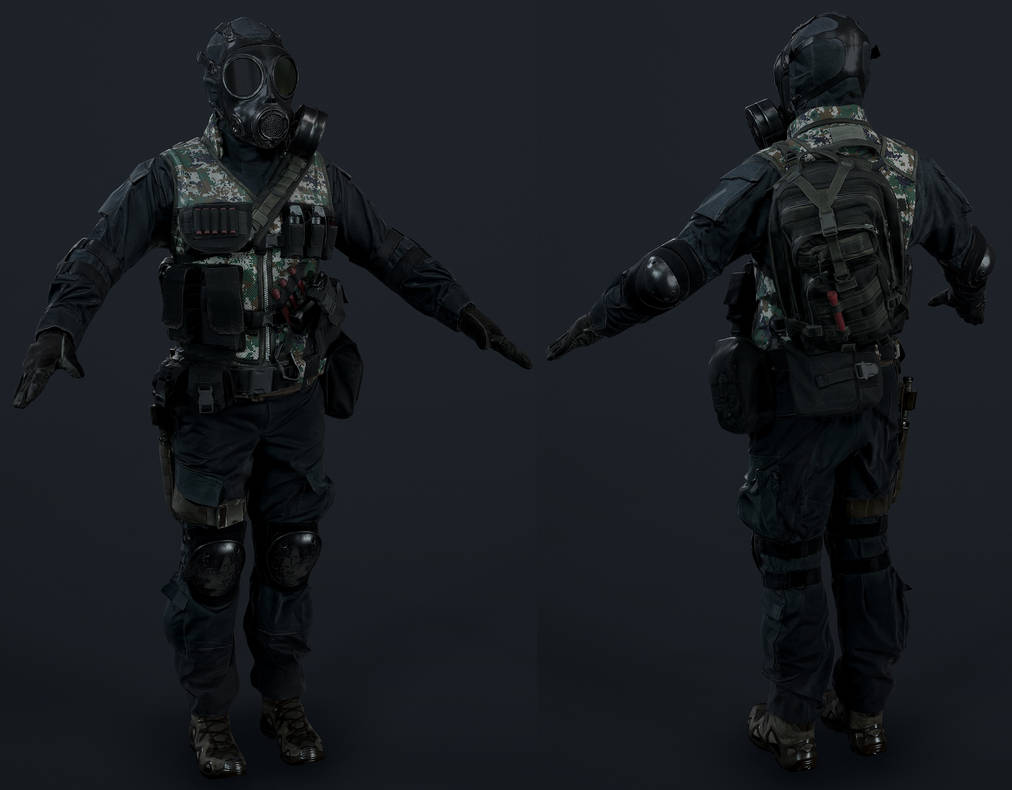 Battlefield 4 - Chinese Engineer by luxox005 on DeviantArt