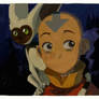 Aang and Momo