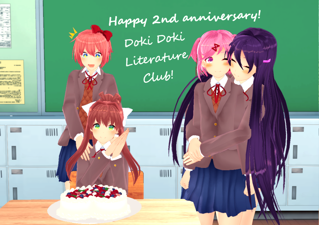 MMD x DDLC] Doki Doki Literature Club download by RubyRain19 on DeviantArt