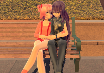 Natsuki x Yuri #8 MMD