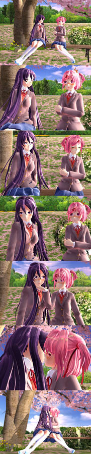 Natsuki x Yuri #10  MMD