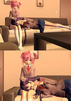 Natsuki x Yuri #11 MMD