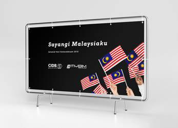 Banner - Merdeka: Sayangi Malaysiaku