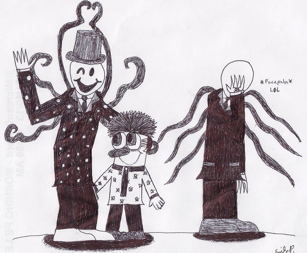 Slender Man and Splendor Man by CaptainRandom26 on DeviantArt
