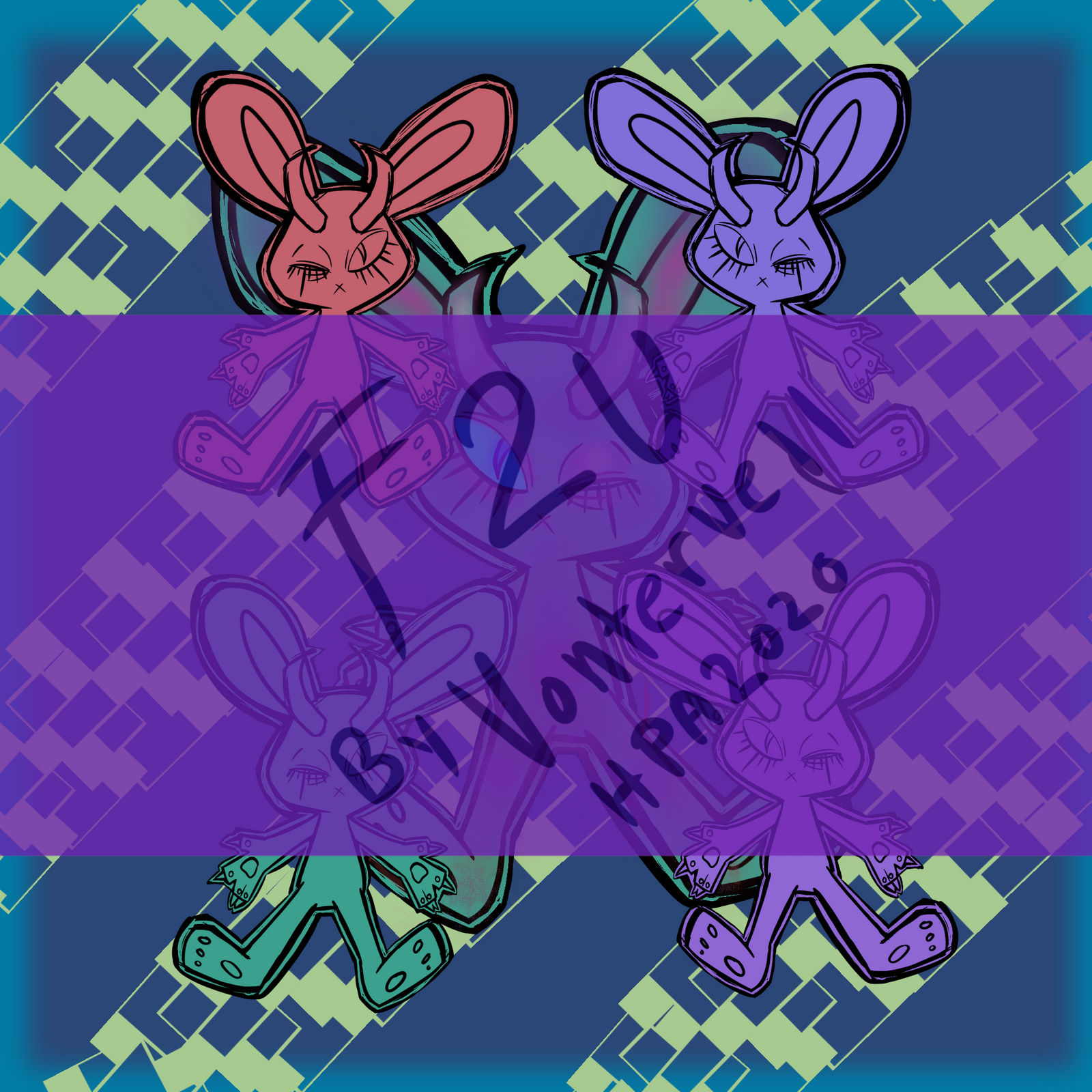 F2U Base Summon Bunny Open by Vontervell on DeviantArt