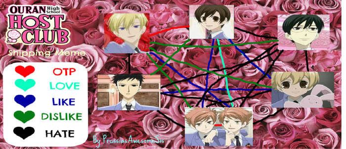 Ouran Host Club Ship Meme