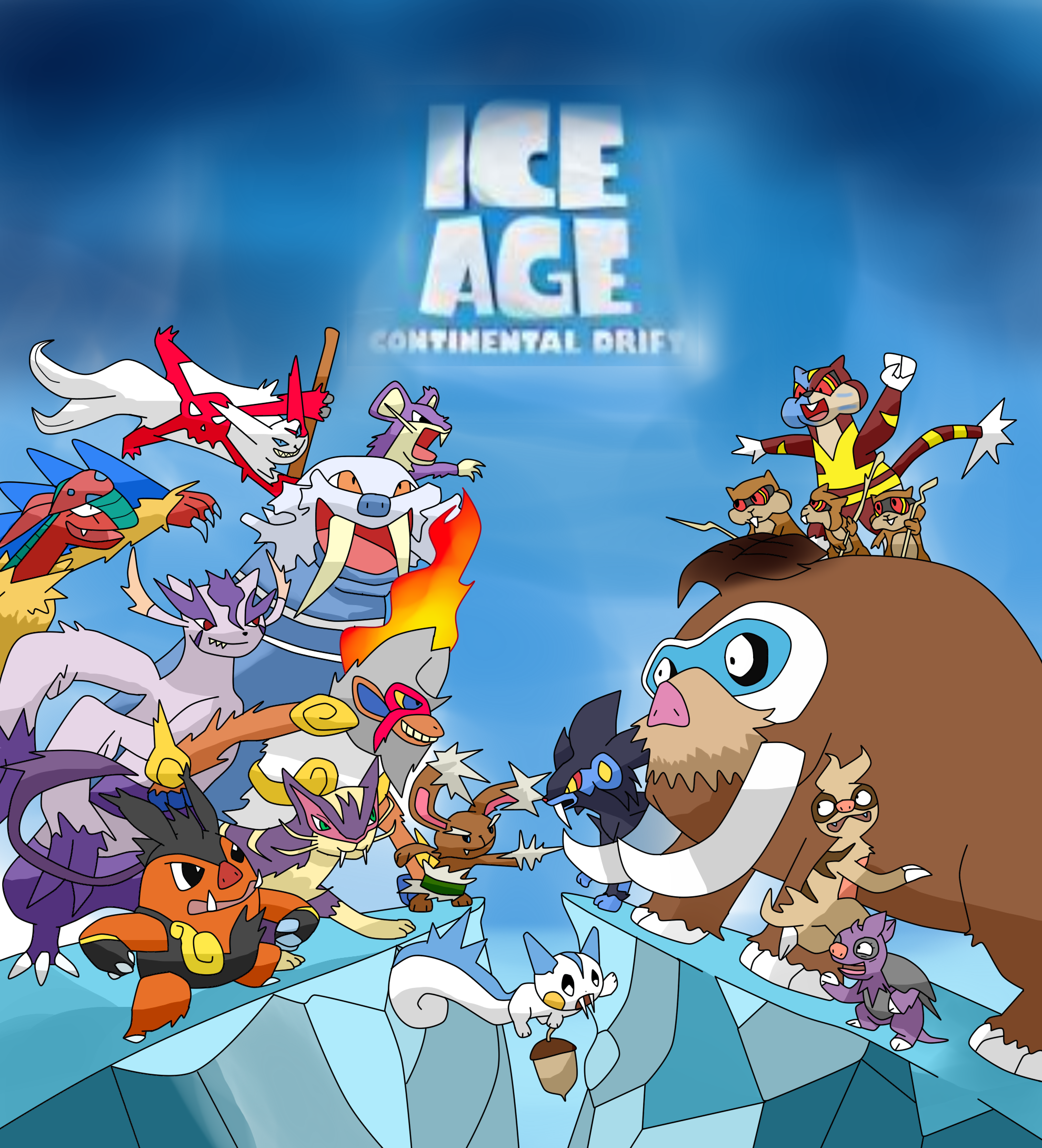 Ice Age 4 Pokemon Style By Chrisj Alejo On Deviantart Ice Age 4 Pokemon Style By Chrisj Alejo On Deviantart