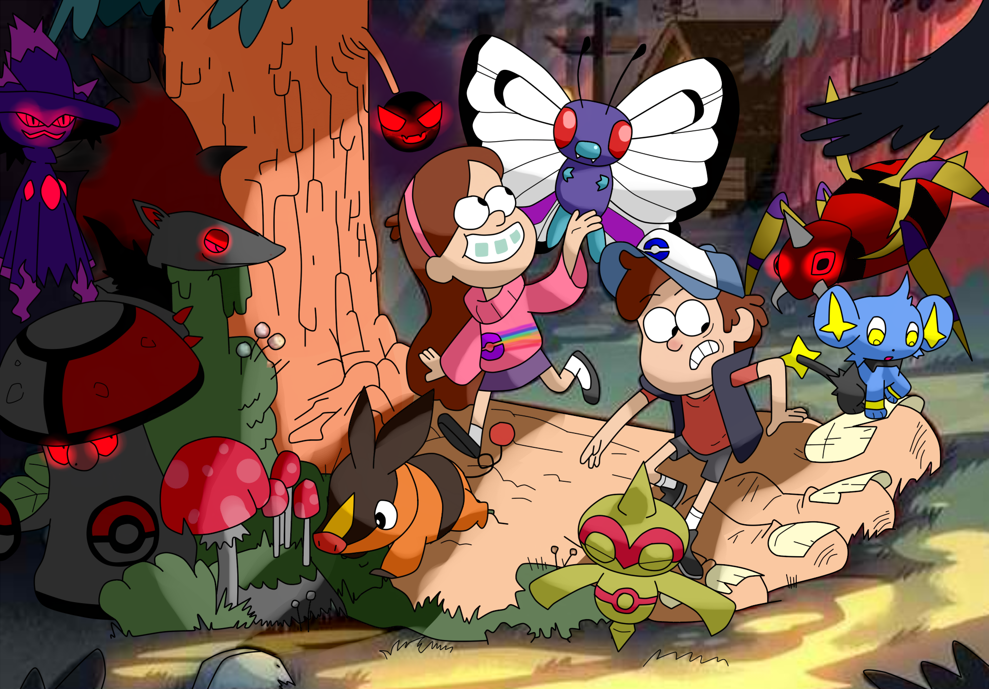 Gravity Falls: Pokemon Style